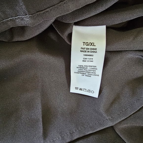 Dynamite black tulip hem dress, xl - Picture 5 of 7